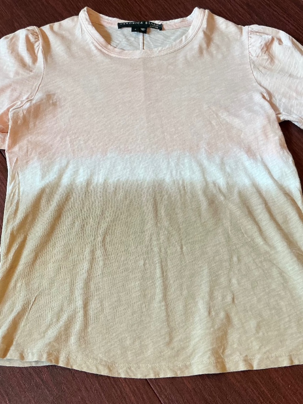 Veronica Beard Ombré pink/tan tee sz S